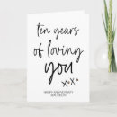Pesquisar por 10 anos de casamento cartoes For him