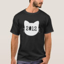 Pesquisar por silhueta do gato camisetas Engraçado