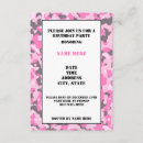 Pesquisar por camuflagem rosa convites Caça