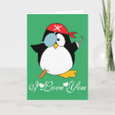 Pesquisar por eu amo pinguins cartoes For her