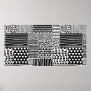 Pesquisar por geométrico preto e branco pôsteres Design gráfico