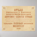 Pesquisar por mapas históricos pôsteres México
