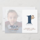 Pesquisar por primeiro aniversario azul e marrom convites Menino bebê