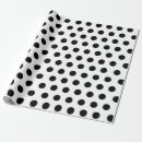 Pesquisar por bolinhas preto branco papel de presente Chic