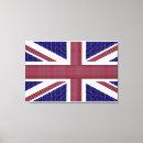 Pesquisar por bandeira impressão de canvas Britânico