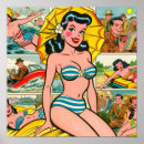 Pesquisar por vintage pinup pôsteres Praia