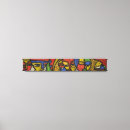 Pesquisar por máscara impressão de canvas Azul