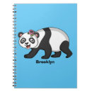 Pesquisar por notebook do urso panda de cadernos de notas Fofofo
