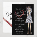 Pesquisar por trendy sweet 16 convites Preto e branco