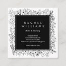 Pesquisar por floral branco preto cartao de visita Cabelo