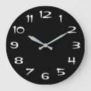 Pesquisar por preto branco relogios de parede Números