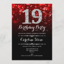 Pesquisar por 19 anos aniversário convites Brilho