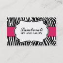 Pesquisar por zebra rosa quente cartao de visita Salão