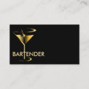 Pesquisar por barman bartending cartao de visita Martini