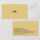 Pesquisar por design monograma cartao de visita Simples