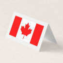 Pesquisar por bandeira canadense cartao de visita Folha de mapa