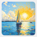 Pesquisar por barco de vela adesivos Pôr do sol