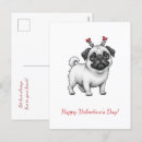 Pesquisar por pug valentine cartoes Amor