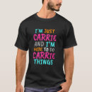 Pesquisar por carrie camisetas Coisas