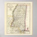 Pesquisar por mississippi pôsteres Map