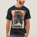 Pesquisar por família da coruja camisetas For her