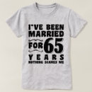 Pesquisar por 65 anos de casamento camisetas Couple