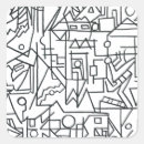 Pesquisar por abstrato preto do branco adesivos Simples