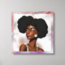 Pesquisar por mulher africana impressão de canvas Linda