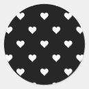Pesquisar por coração decorativo adesivos Preto e branco