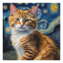 Pesquisar por pintura do gato artes pôsteres Vincent van gogh