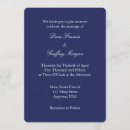 Pesquisar por azul escuro e branco convites Simples