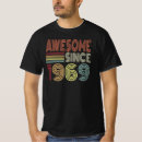 Pesquisar por nascer em 1969 camisetas De aniversário de 1969