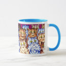 Pesquisar por arte do gato do vintage louças Gatinhos