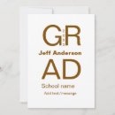 Pesquisar por elegante 13 18 vertical formatura convites Minimalista