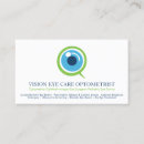 Pesquisar por cuidado do olho cartao de visita Optometrista