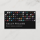 Pesquisar por triângulos coloridos cartao de visita Abstrato