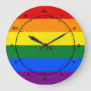 Pesquisar por bandeira gay arco iris lgbt relogios de parede Sinalizador