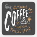 Pesquisar por café engraçado adesivos Viciado em café