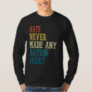 Pesquisar por nenhum ódio camisetas Nunca