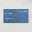 Pesquisar por jeans cartao de visita Matéria têxtil