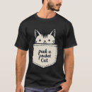Pesquisar por gato do bolso camisetas Para amante de gatos