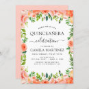 Pesquisar por quinceanera coral convites Flores