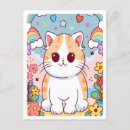 Pesquisar por chuva arco cartoes postais Gato