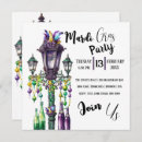 Pesquisar por mardi gras partido convites Púrpura