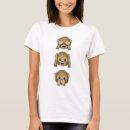 Pesquisar por macacos sábios camisetas Emoji