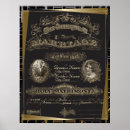 Pesquisar por certificado de casamento pôsteres Vintage