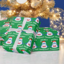 Pesquisar por papai noel alegre papel de presente Padrão