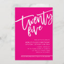 Pesquisar por 25 aniversário convites Minimalista