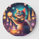 Pesquisar por gato feliz relogios de parede Natal