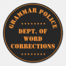 Pesquisar por polícia gramática adesivos Humor